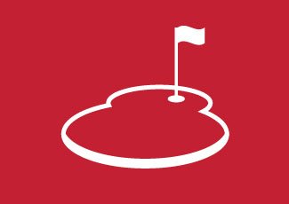 Icon of a golf green
